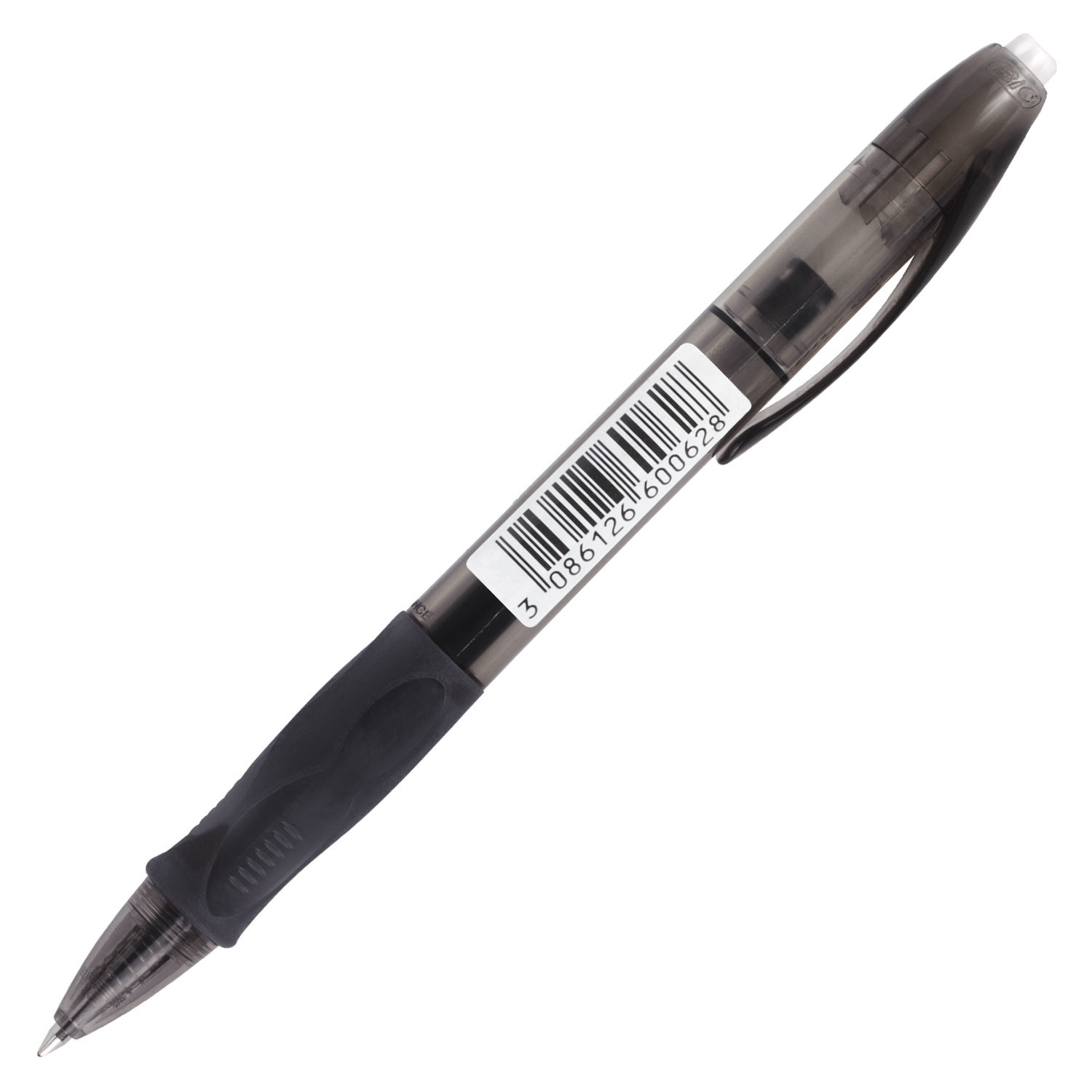 Ручка гелевая автоматическая с грипом BIC "Gelocity Original", ЧЕРНАЯ ...