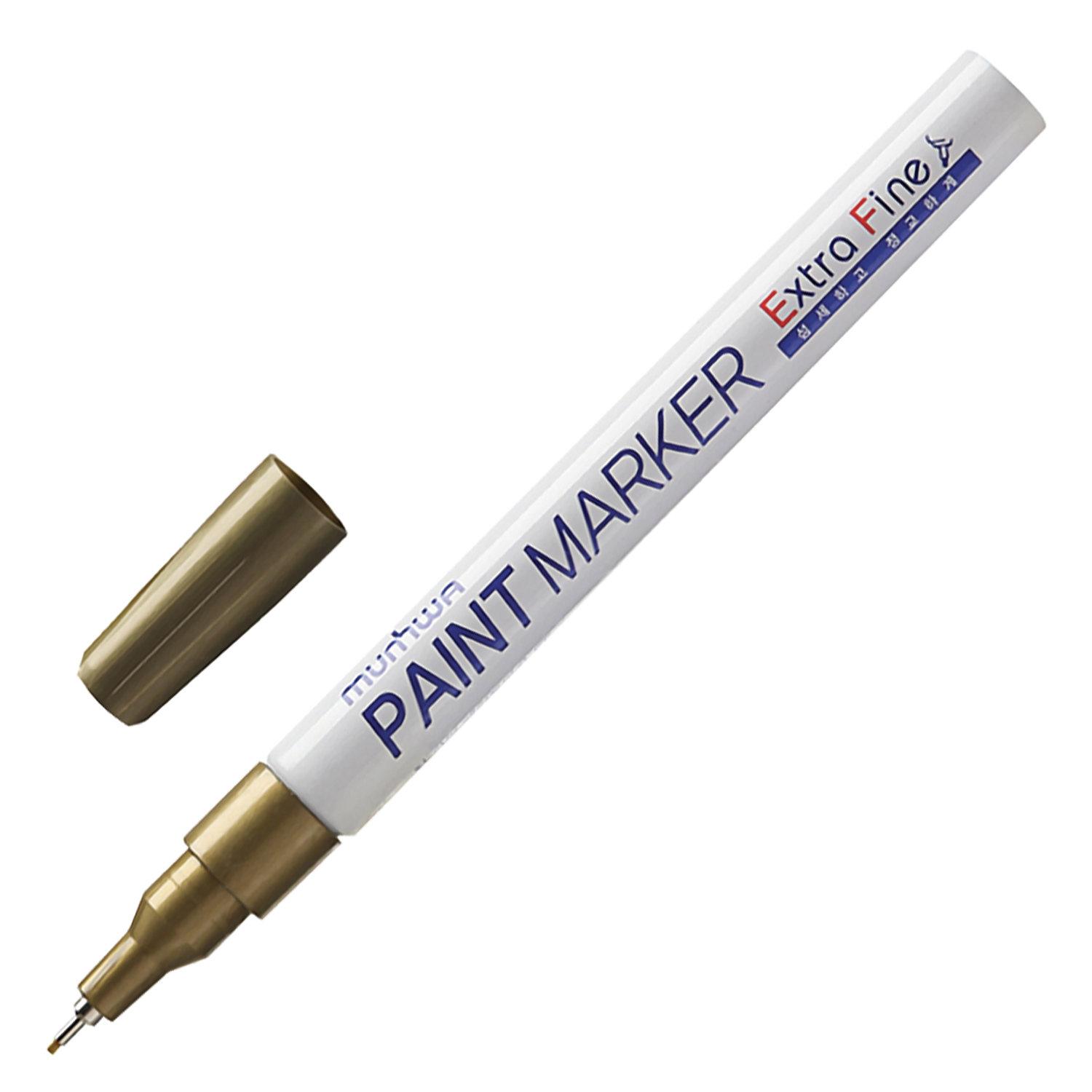 Маркер-краска лаковый MUNHWA "Extra Fine Paint Marker", ЗОЛОТОЙ, 1 мм ...