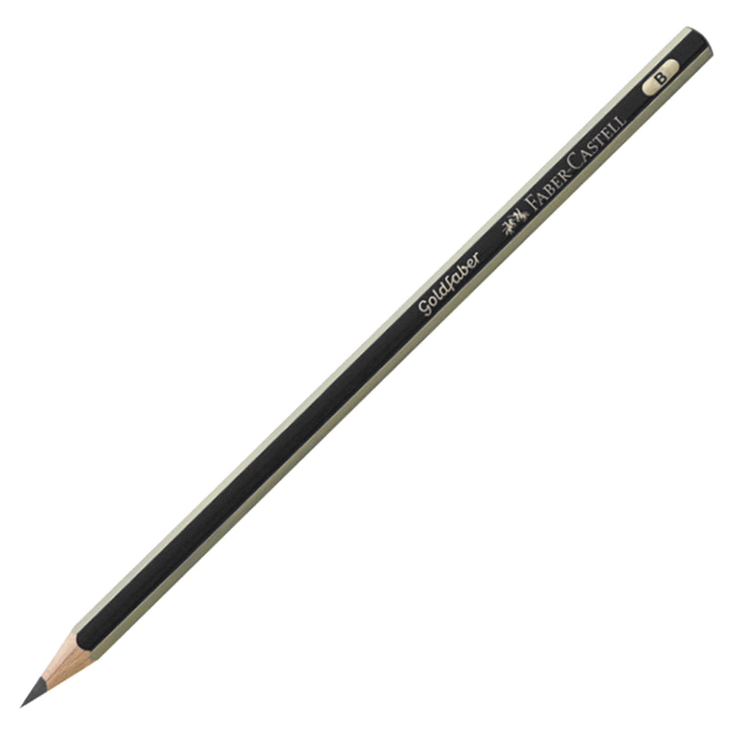 Карандаш чернографитный FABER-CASTELL, 1 шт., "1221", B, без резинки ...