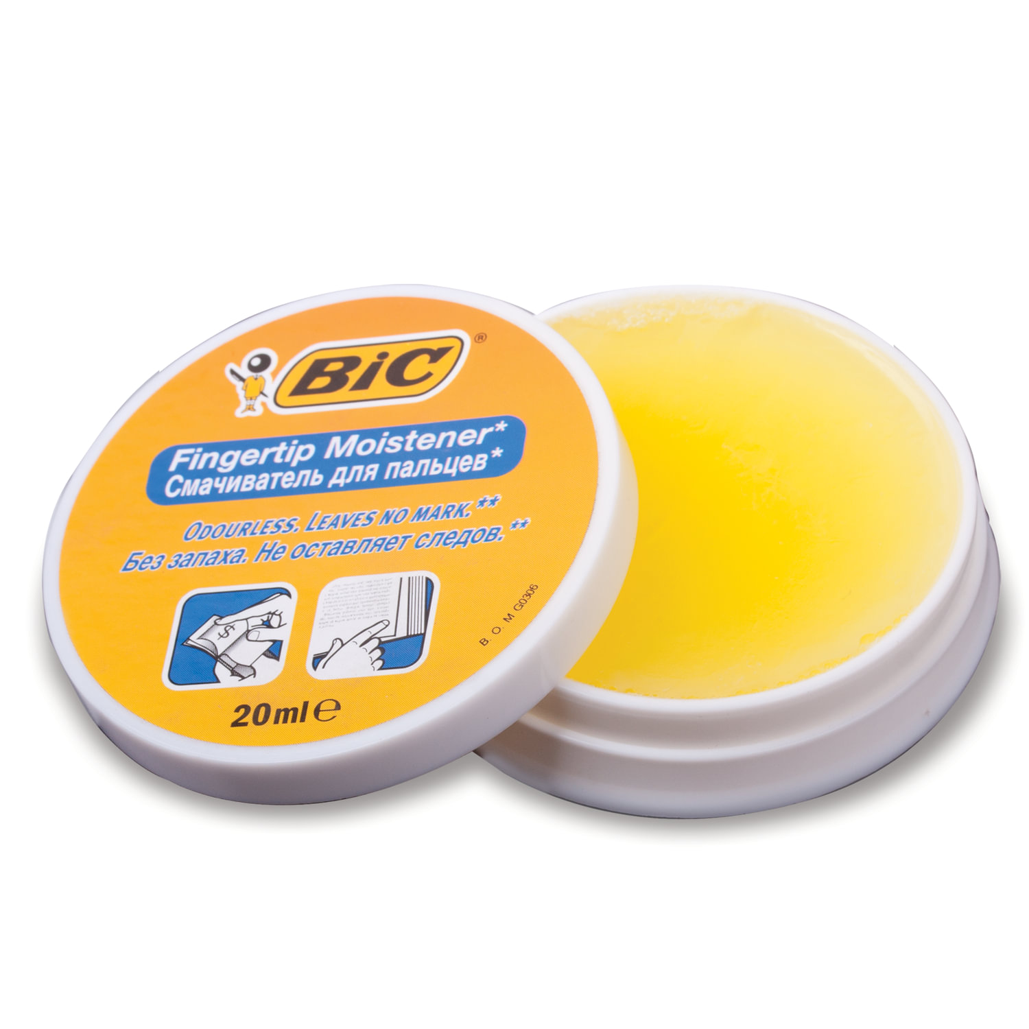 Гель для увлажнения пальцев BIC (Франция) "Fingertip", 20 г, без запаха ...
