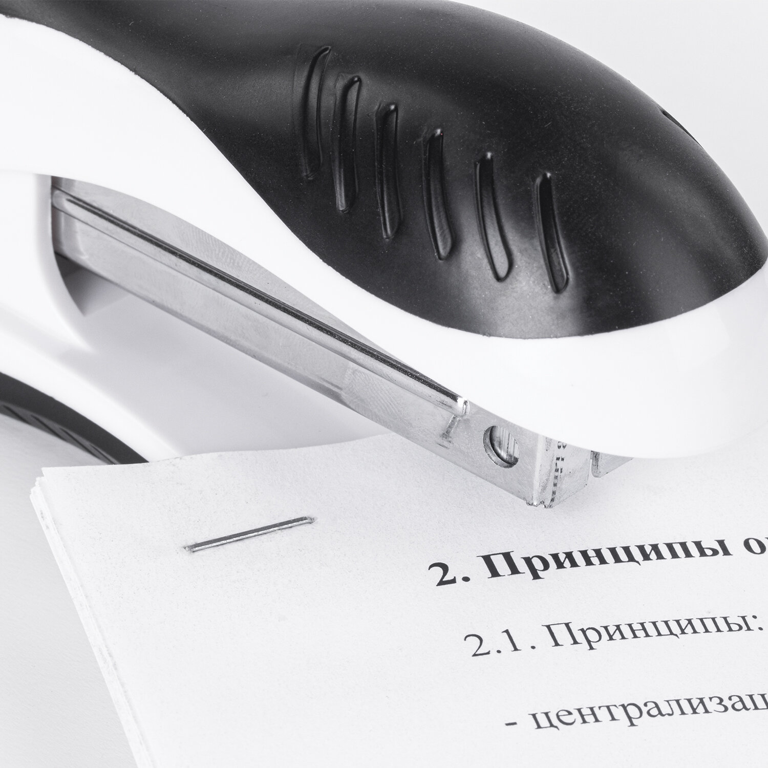 Скобы для степлера №24/6, 1000 штук, РОССИЯ, STAFF "Basic", до 30 ...
