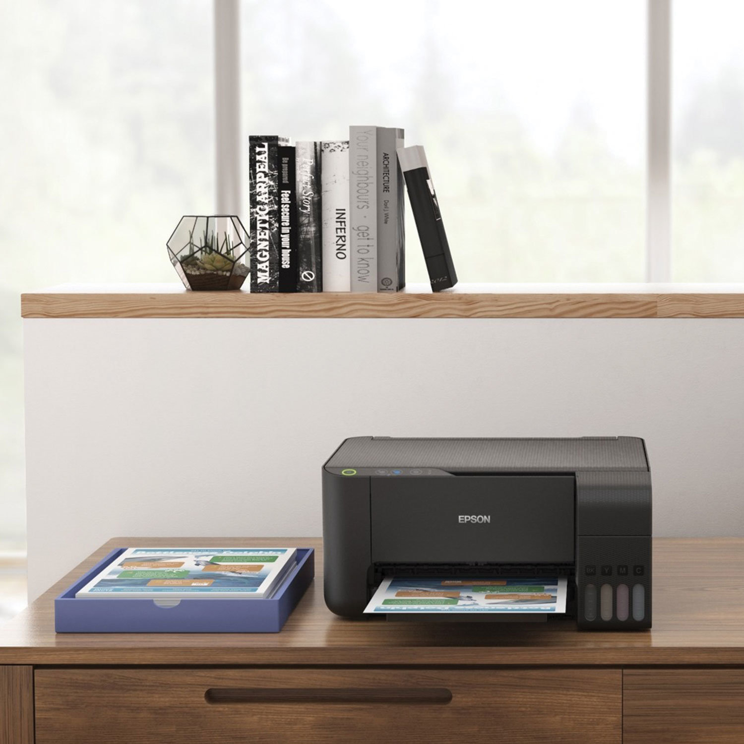 МФУ струйное EPSON L3100 "3 в 1", А4, 33 стр./мин, 5760x1440, с СНПЧ ...