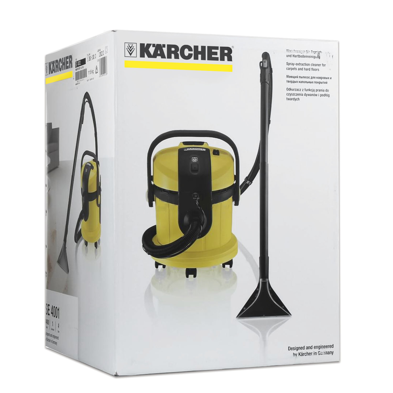 Пылесос моющий KARCHER (КЕРХЕР) SE 4001, потребляемая мощность 1400 Вт ...