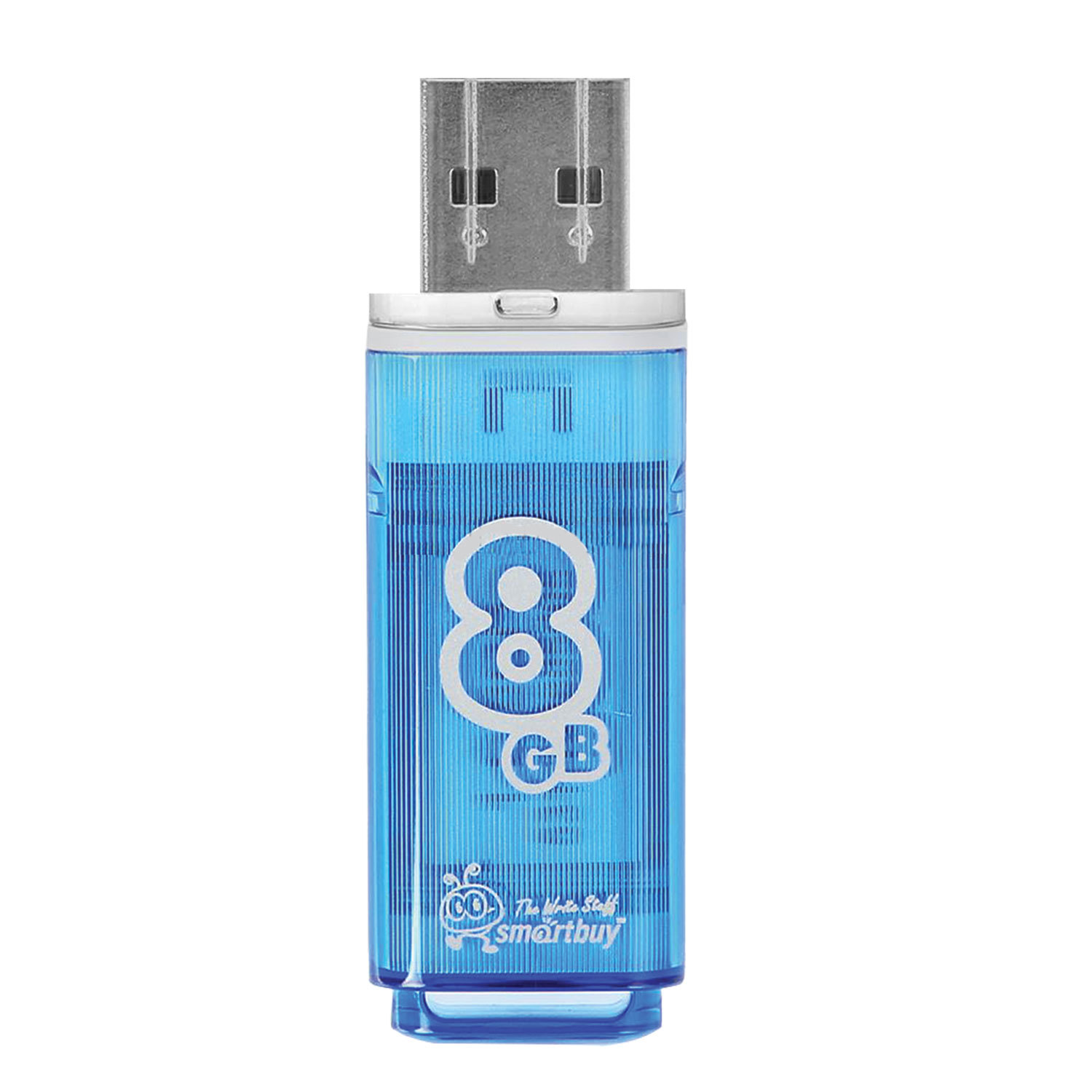 Флеш-диск 8 GB, SMARTBUY Glossy, USB 2.0, синий, SB8GBGS-B - купить на ...