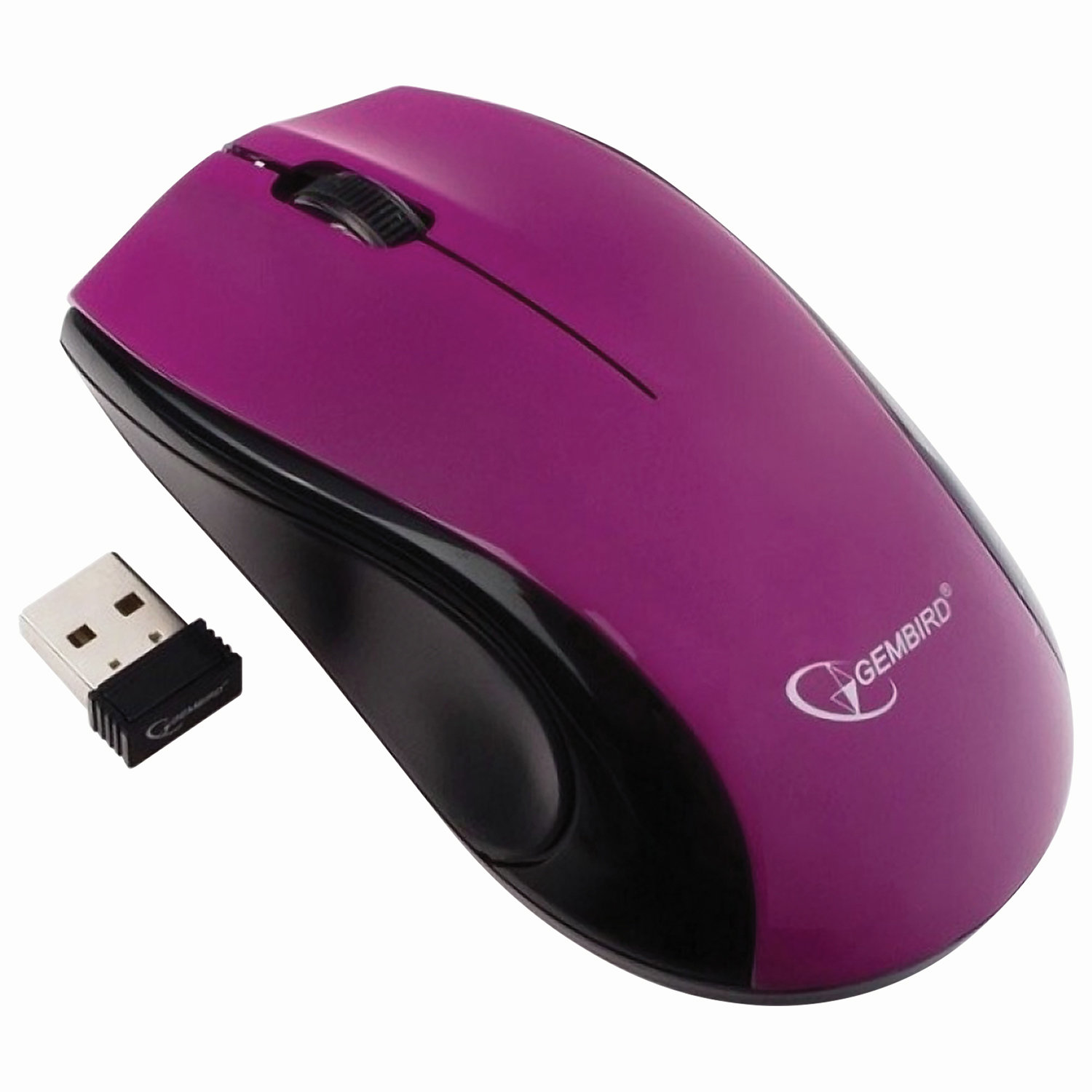 Мышь беспроводная GEMBIRD MUSW-320-P, 2 кнопки + 1 колесо-кнопка ...