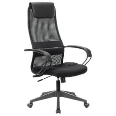 Кресло офисное BRABIX PREMIUM &laquo;Stalker EX-608 PL&raquo;, ткань-сетка/<wbr/>кожзам, черное, 532090