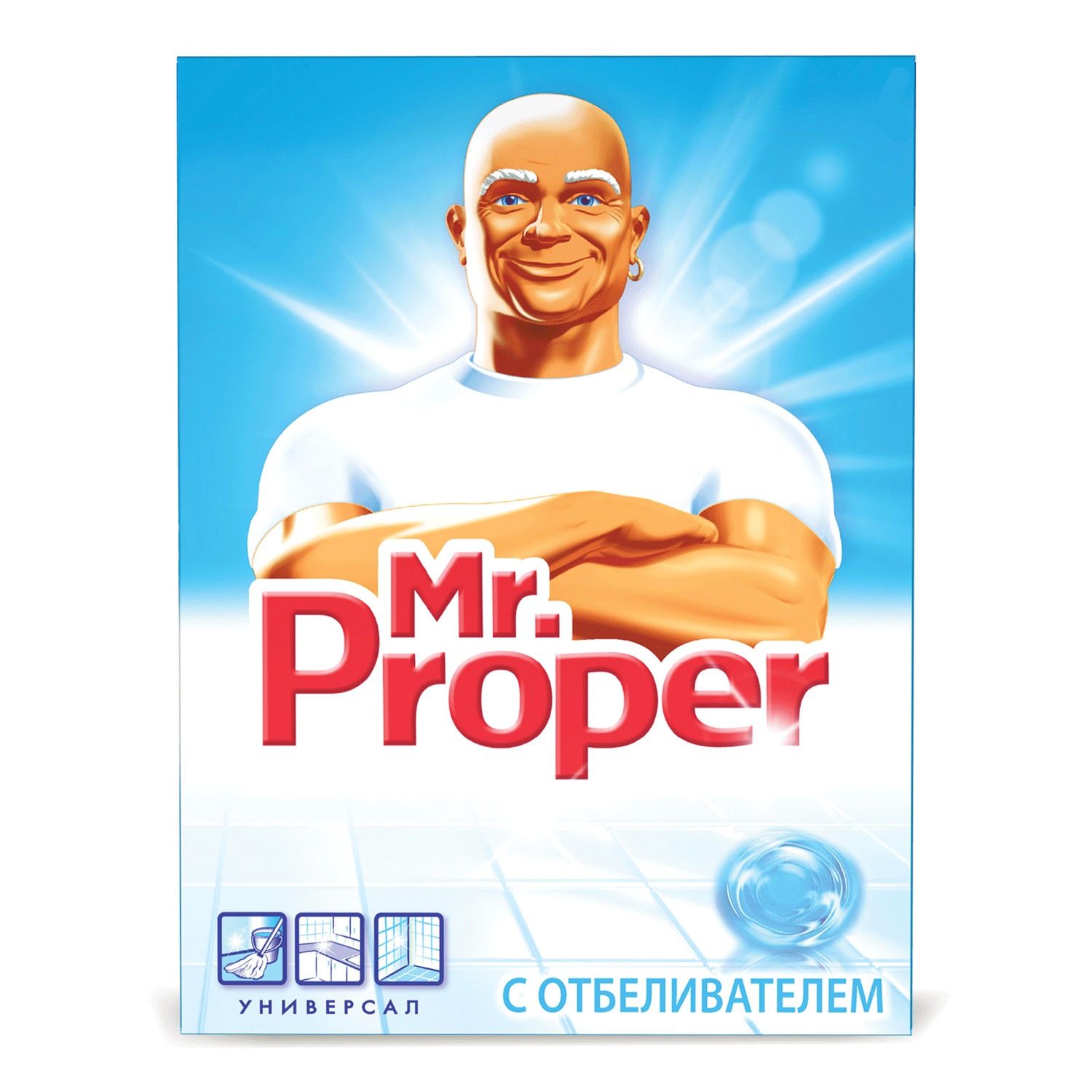 Чистящее средство 400 г, MR.PROPER (Мистер Пропер), с отбеливающим ...