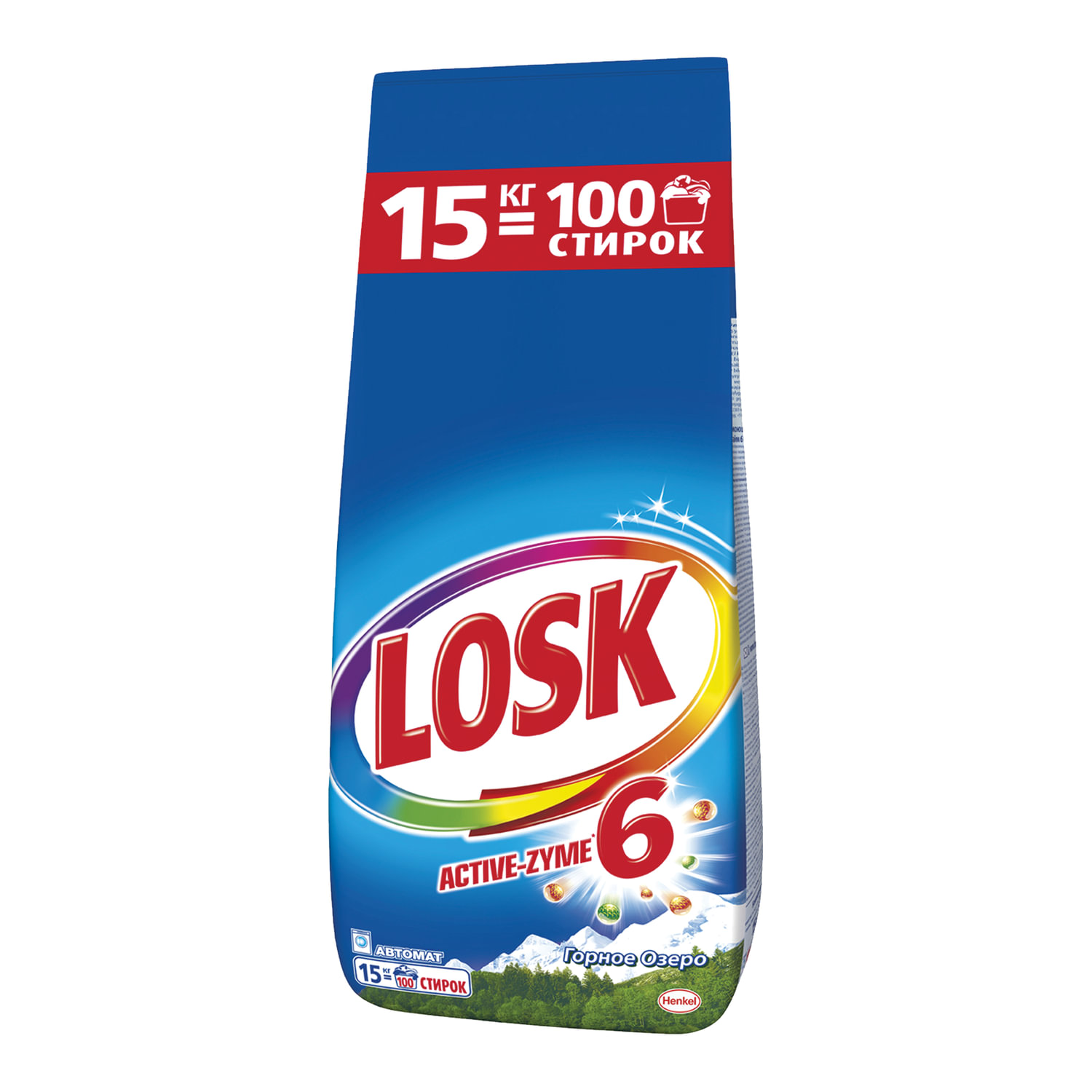 Стиральный порошок-автомат 15 кг, LOSK (Лоск), "Горное озеро" - купить ...