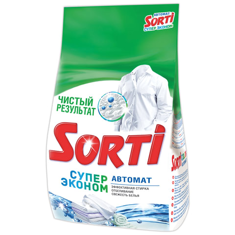 Стиральный порошок-автомат 6 кг, SORTI (Сорти) "Супер Эконом" - купить ...