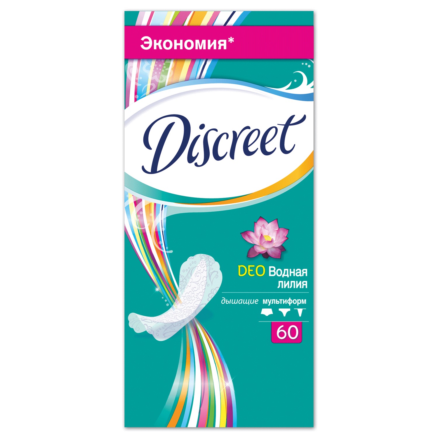 Прокладки женские гигиенические на каждый день DISCREET (Дискрит) "Deo ...