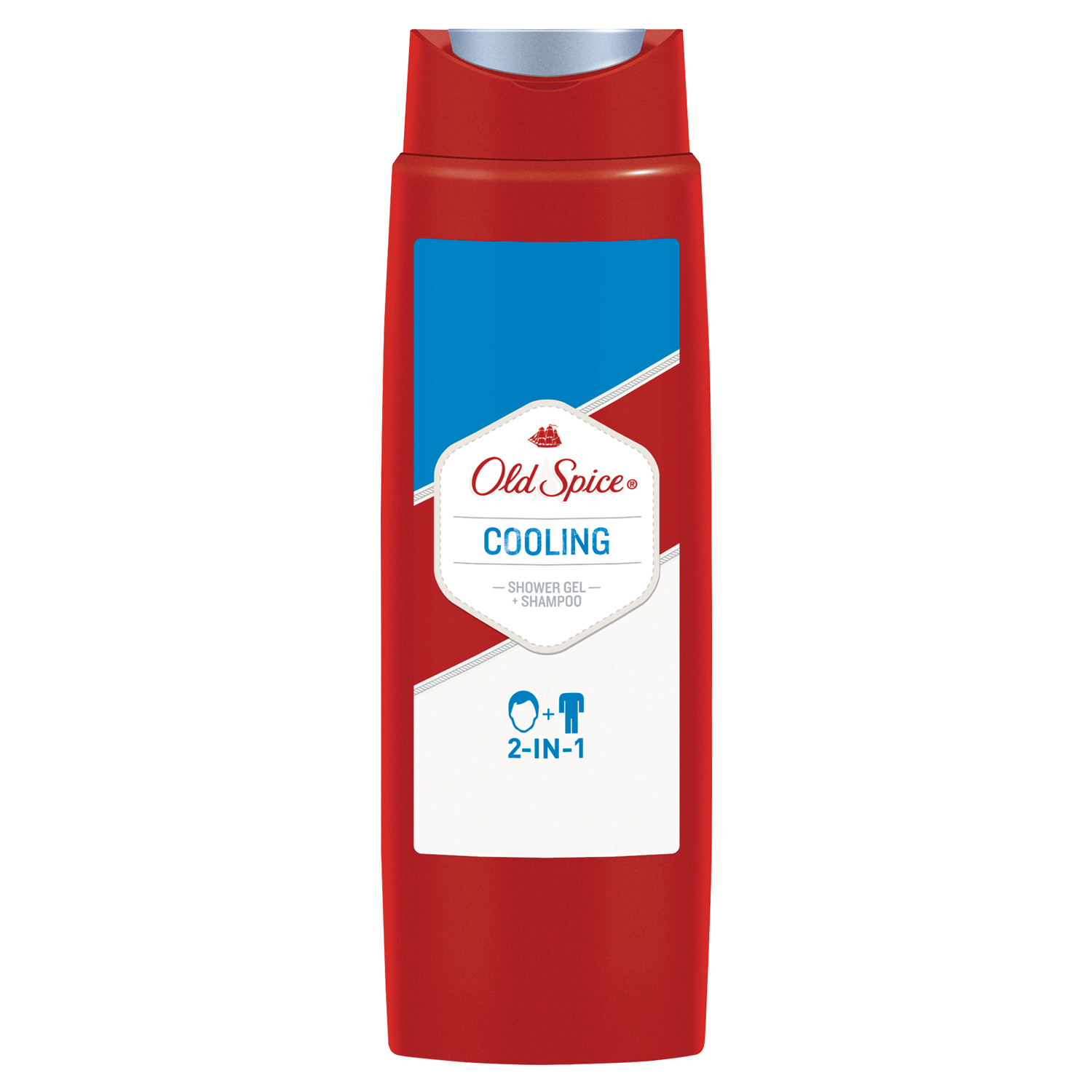 Гель для душа + шампунь 250 мл, OLD SPICE (Олд Спайс) "Охлаждающий", 2 ...