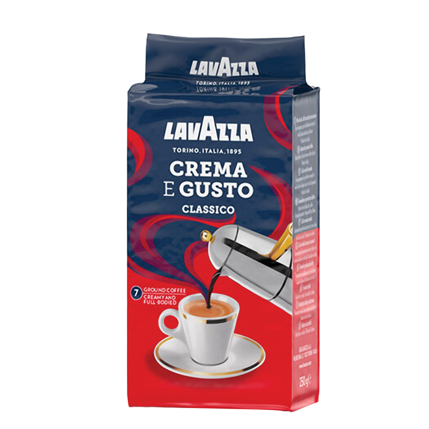 Кофе молотый lavazza crema