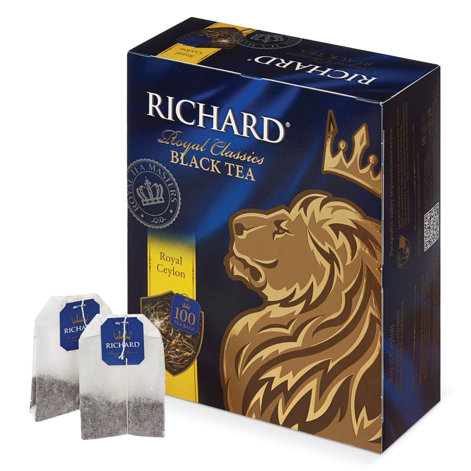 чай Richard Royal Ceylon черный 100 пакетиков