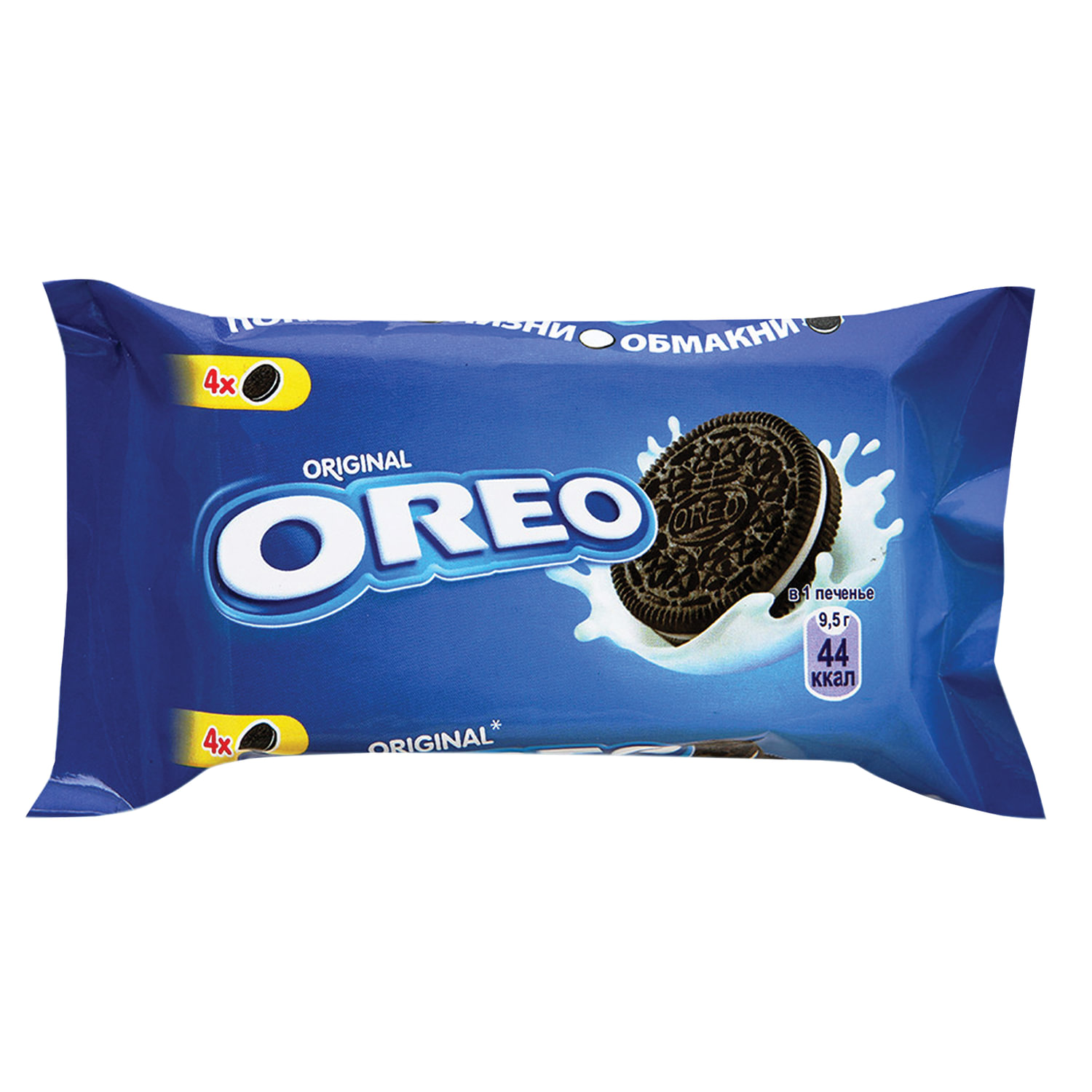 Печенье OREO (Орео) шоколадное, начинка из ванильного крема, 38 г ...