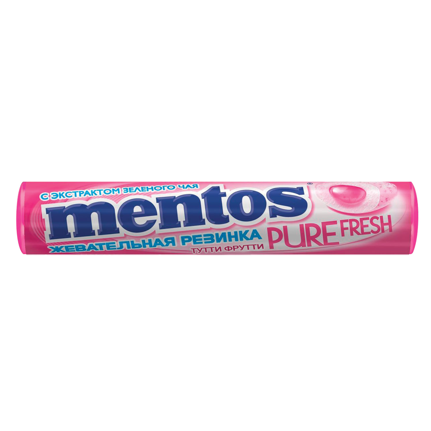 Жевательная резинка MENTOS Pure Fresh (Ментос) "Ролл Тутти-Фрутти", 15 ...