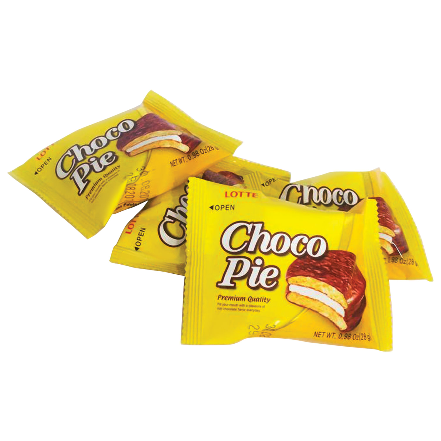 Печенье LOTTE "Choco Pie Banana" (Чоко Пай Банан), глазированное, 336 г ...