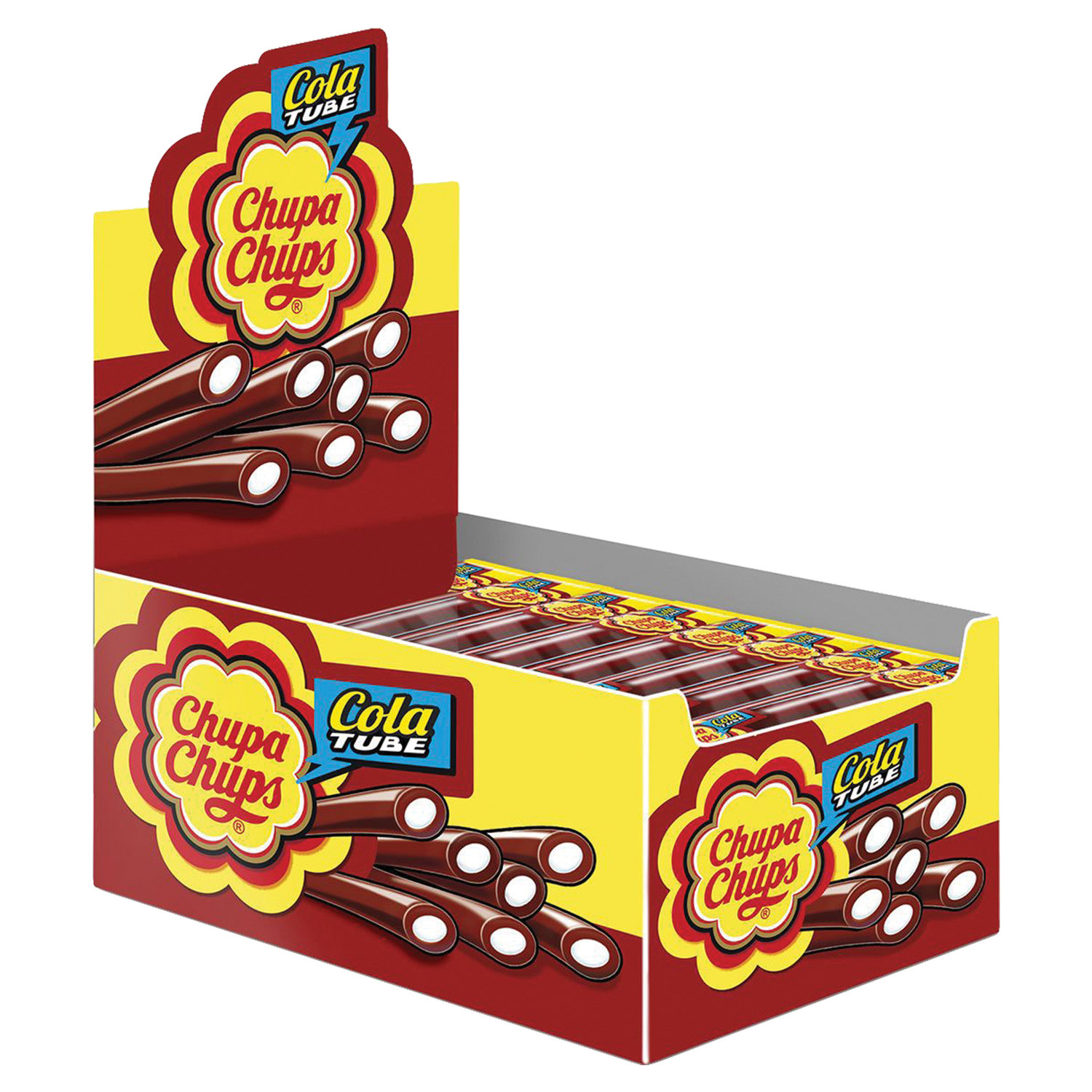 Мармелад жевательный CHUPA CHUPS (Чупа-Чупс) "Cola Tube" со вкусом колы ...