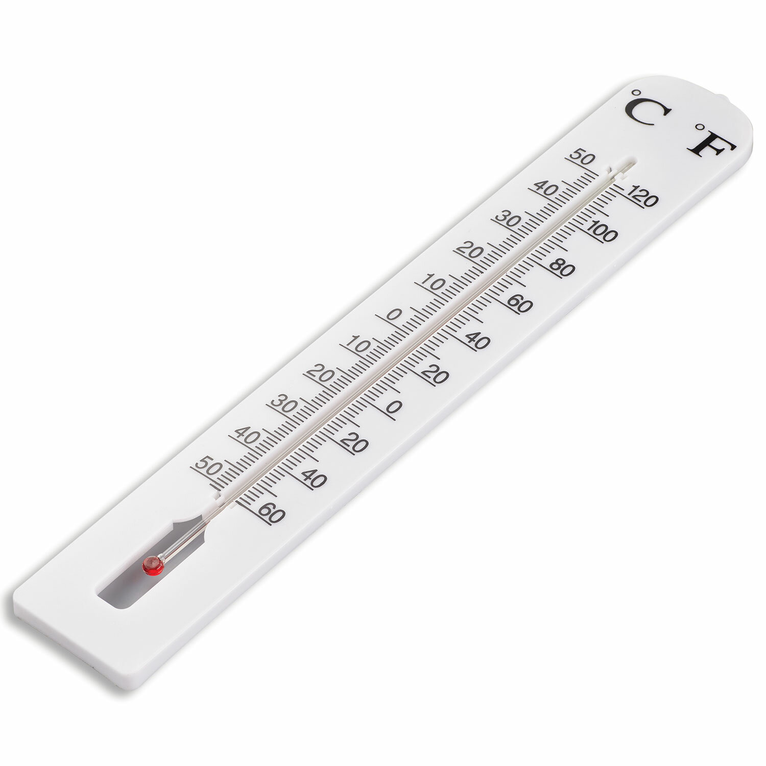 Термометр уличный, фасадный, малый, диапазон измерения: от -50 до +50°C .